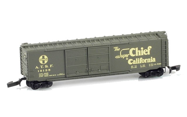 Micro-Trains 50’ double door boxcar with roofwalks 50600501