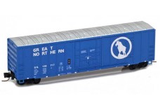 Micro-Trains 50’ rib side boxcar FMC plug door no roofwalk 51100051